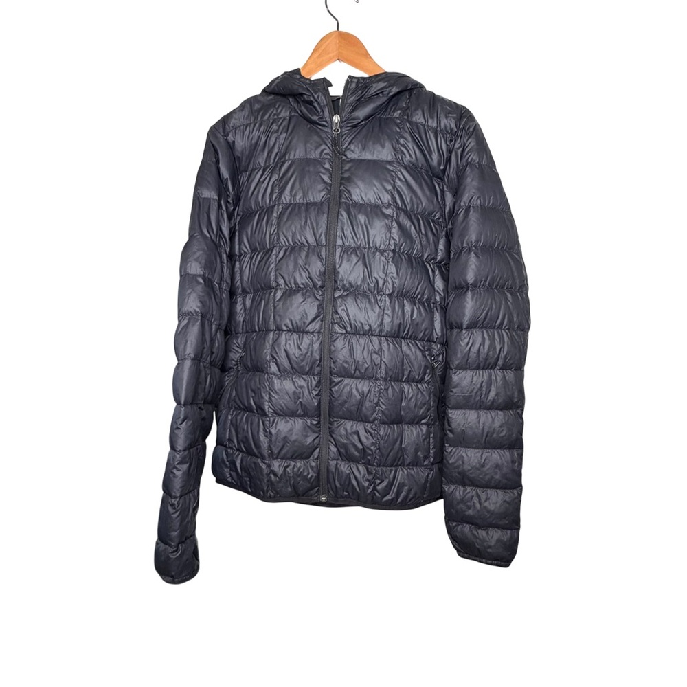 REI CO-OP PUFFER JACKET MEDIUM BLUE QUILTED INSULATED HOODLESS 650 DOWN STYLE